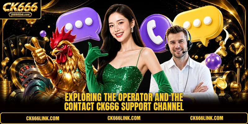 Exploring the operator and the Contact CK666 support channel
